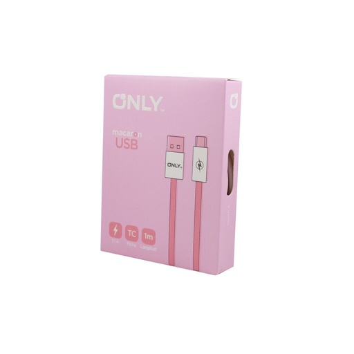 Cable de Datos Tipo C - Only - Macarron - Rosa