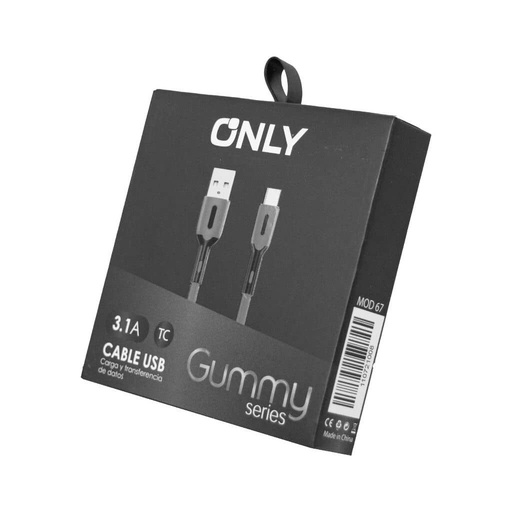 Cable de Datos V8 MicroUSB - Only - 3.1A 