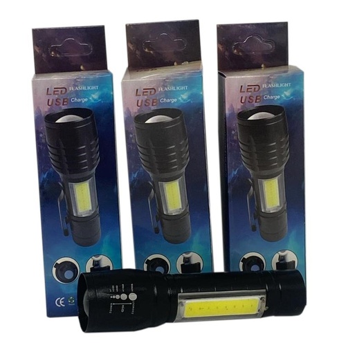 LINTERNA LED RECARGABLE EN CAJA