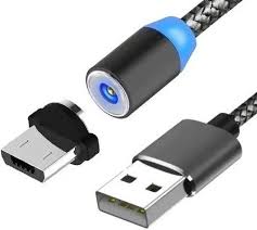 Cable de Datos V8 MicroUSB - Magnetico