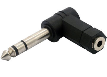 Adaptador plug 6.5M a MiniPlug 3.5H - L