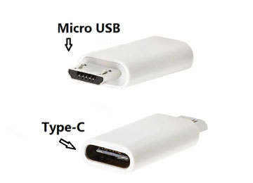 Adaptador microusb M a tipo c H
