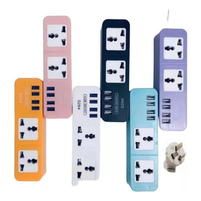 Zapatilla- 2Bocas - 2 Usb - 1.5mt - 10A