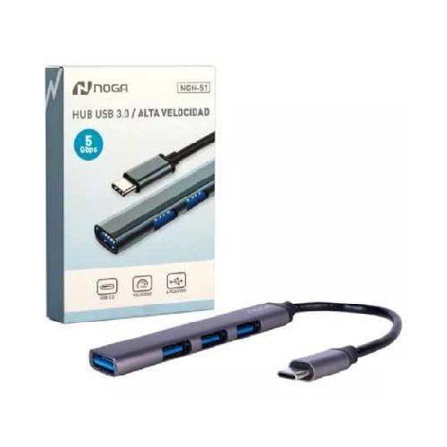 Hub Usb tipo c a 4 usb - noga - NGH-51