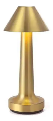 Velador Lampara sobremesa Led - simil bronce - Led - 3 modos  