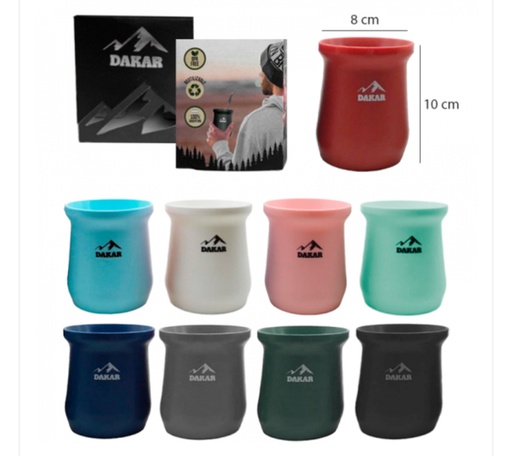 Mate - Dakar - plastico duro - blanco